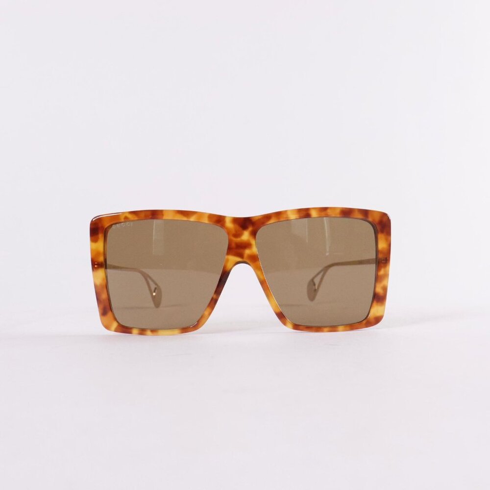 AUTHENTIC GUCCI ACETATE OVERSIZE SQUARE FRAME SUNGLASSES